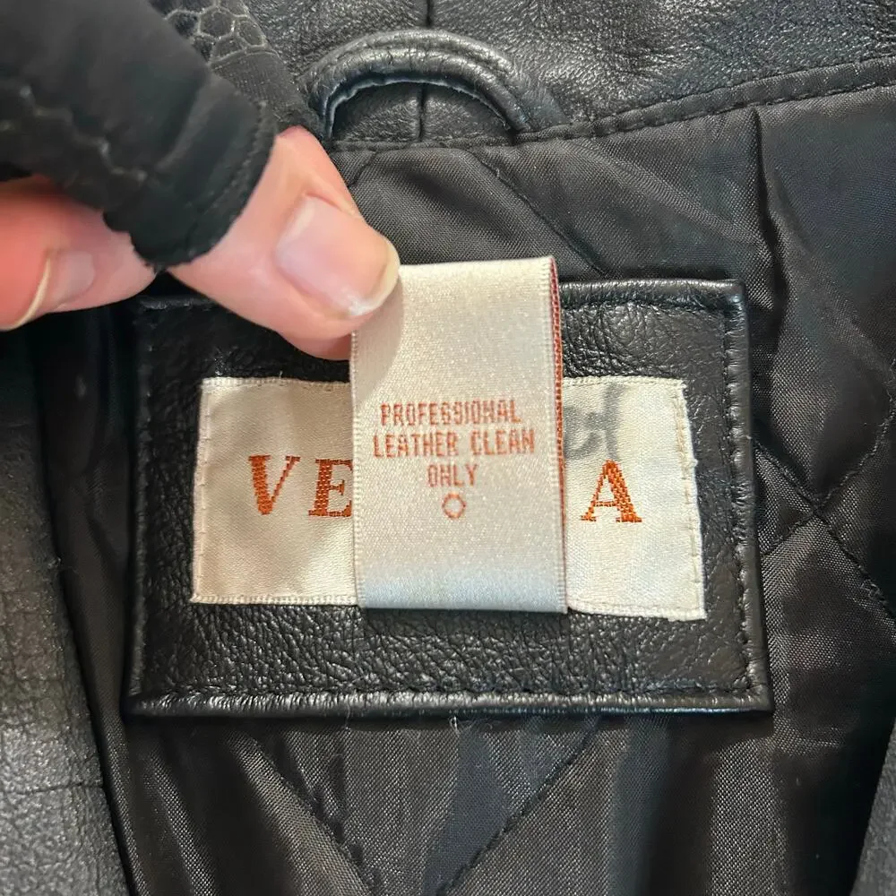 Venezia genuine leather jacket size 16w